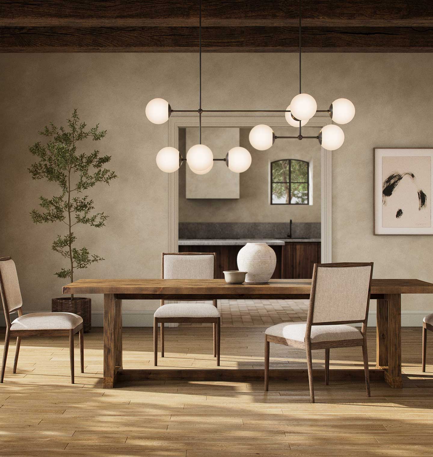 Shoppe Amber Interiors Quincy Dining Table - Thumbnail 5