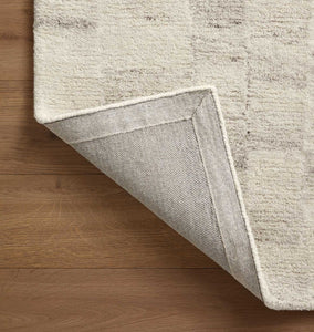 Rocky ROC-01 Ivory / Silver Area Rug