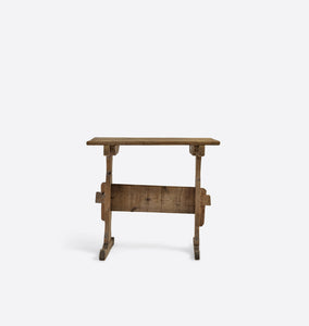 Vintage 1860s Trestle Side Table
