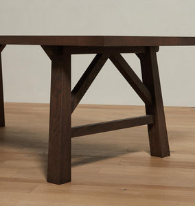 Ruth Dining Table Dark Oak 96" Floor Model