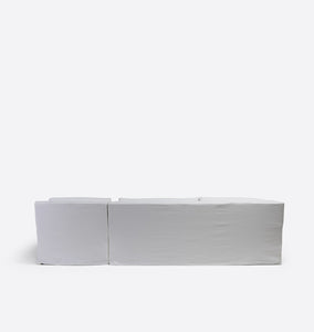 Mony Slipcovered Chaise Sectional