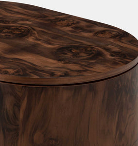 Raisa Nightstand Walnut Burl