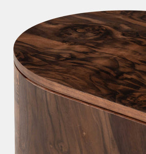 Raisa Nightstand Walnut Burl