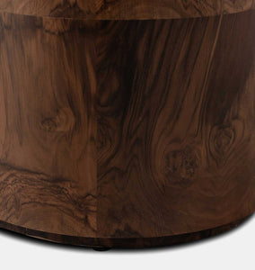 Raisa Nightstand Walnut Burl