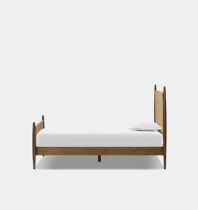 Richard Natural Rush Bed Twin Almond