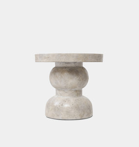 Rivero Outdoor End Table Aged Fog Concrete