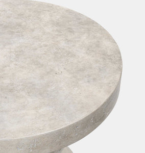 Rivero Outdoor End Table Aged Fog Concrete