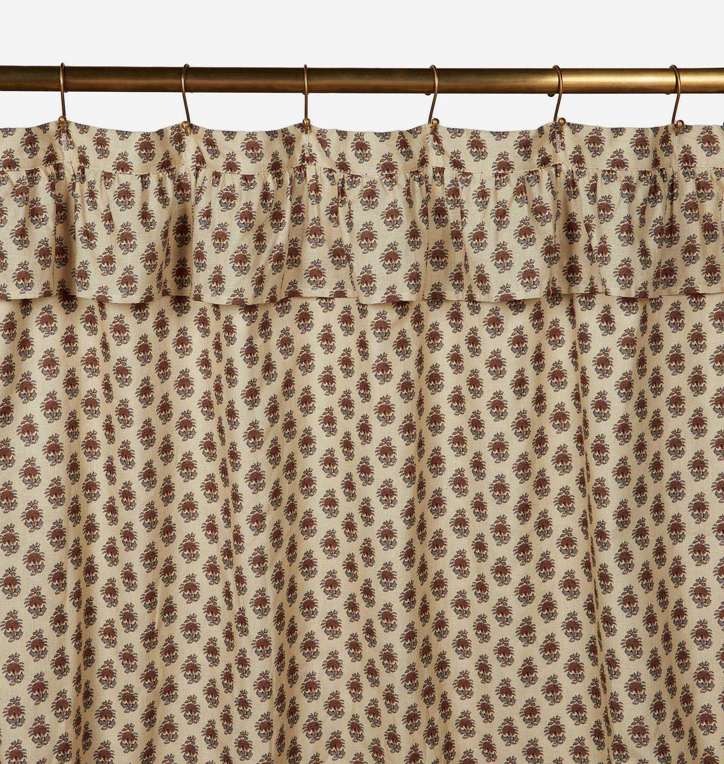 Paisley Shower Curtain Marsala