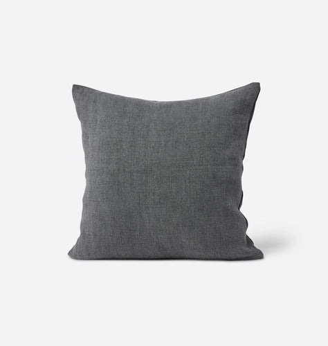 Stonewashed Linen Zinc Pillow 20