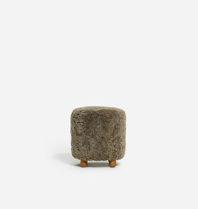 Tocho Footed Stool Cafe Shearling