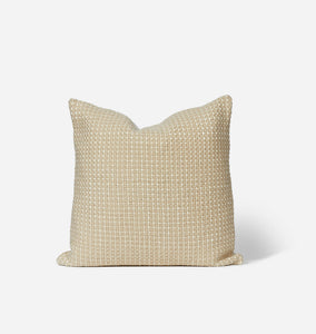 Roca Pillow 22" x 22" Sand Ivory