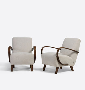Vintage Halabala Armchairs I, S/2