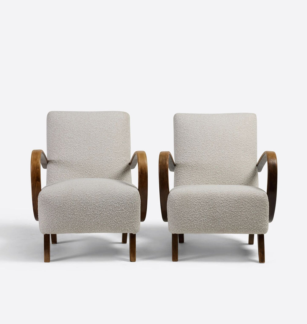 Vintage Halabala Armchairs III, S/2