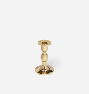 Rina Brass Taper Candlestick Holder