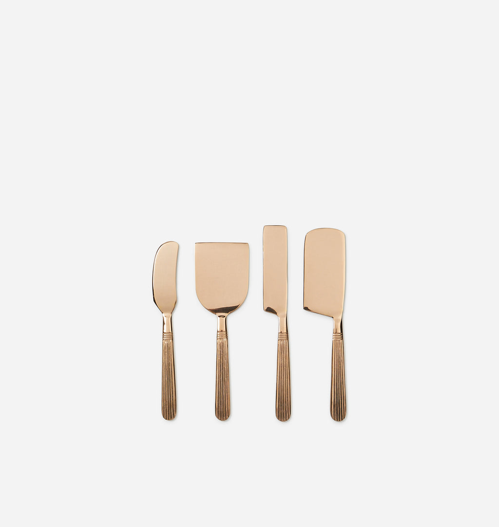 Jaela Cheese Knives - Blush Finish