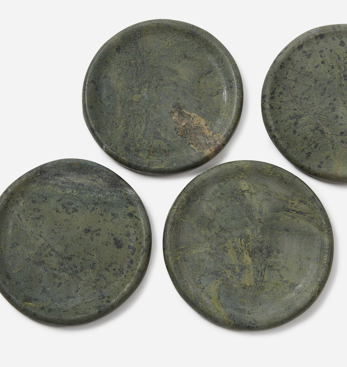 Allyn Marble Coaster Egyptian Green S/4