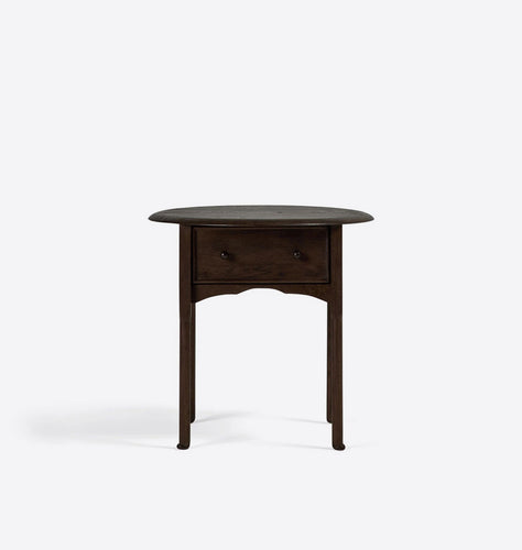 Violet End Table Aged Toasted Oak 