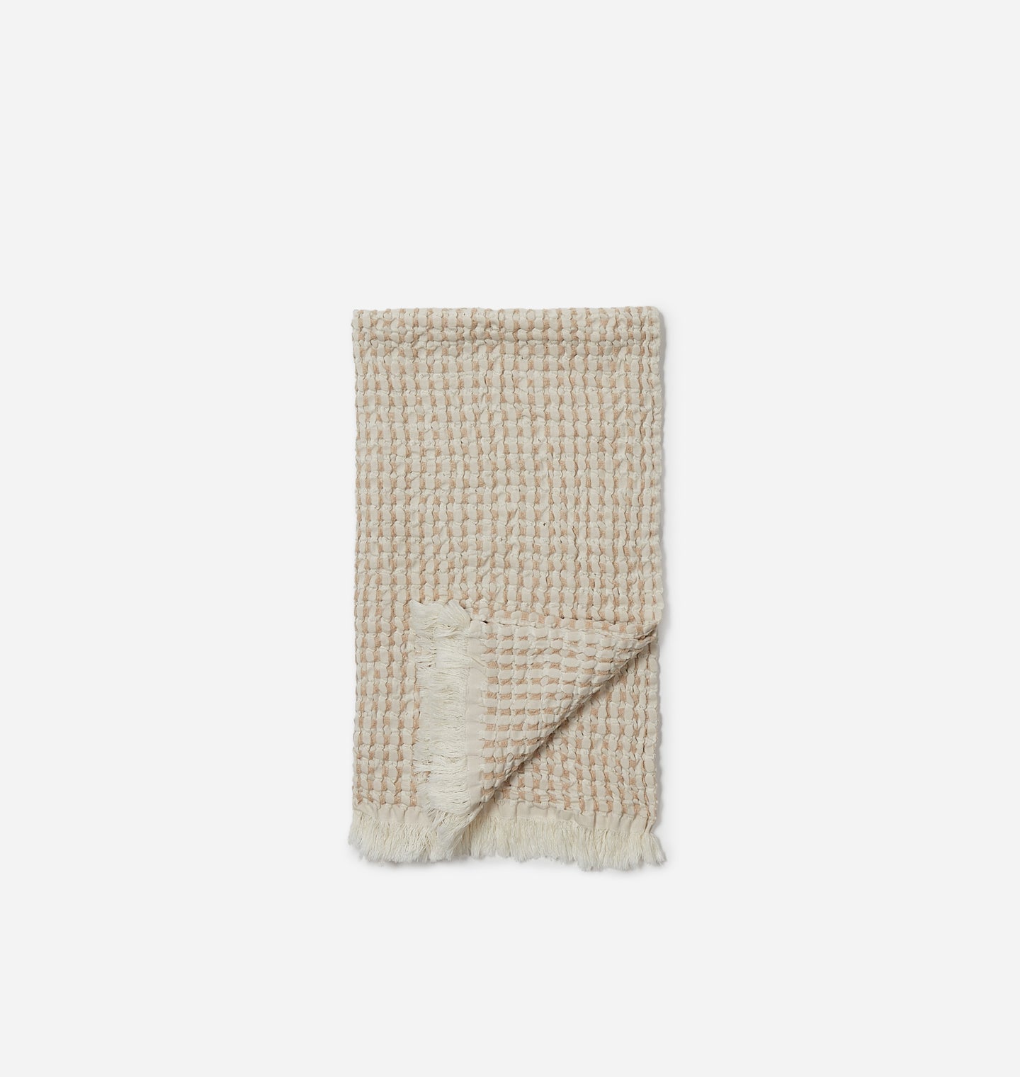 Hudson Waffle Hand Towel Biscuit