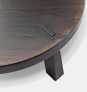 Sadira Coffee Table 40" Black Oak