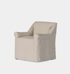 Seahurst Slipcovered Dining Chair Natural