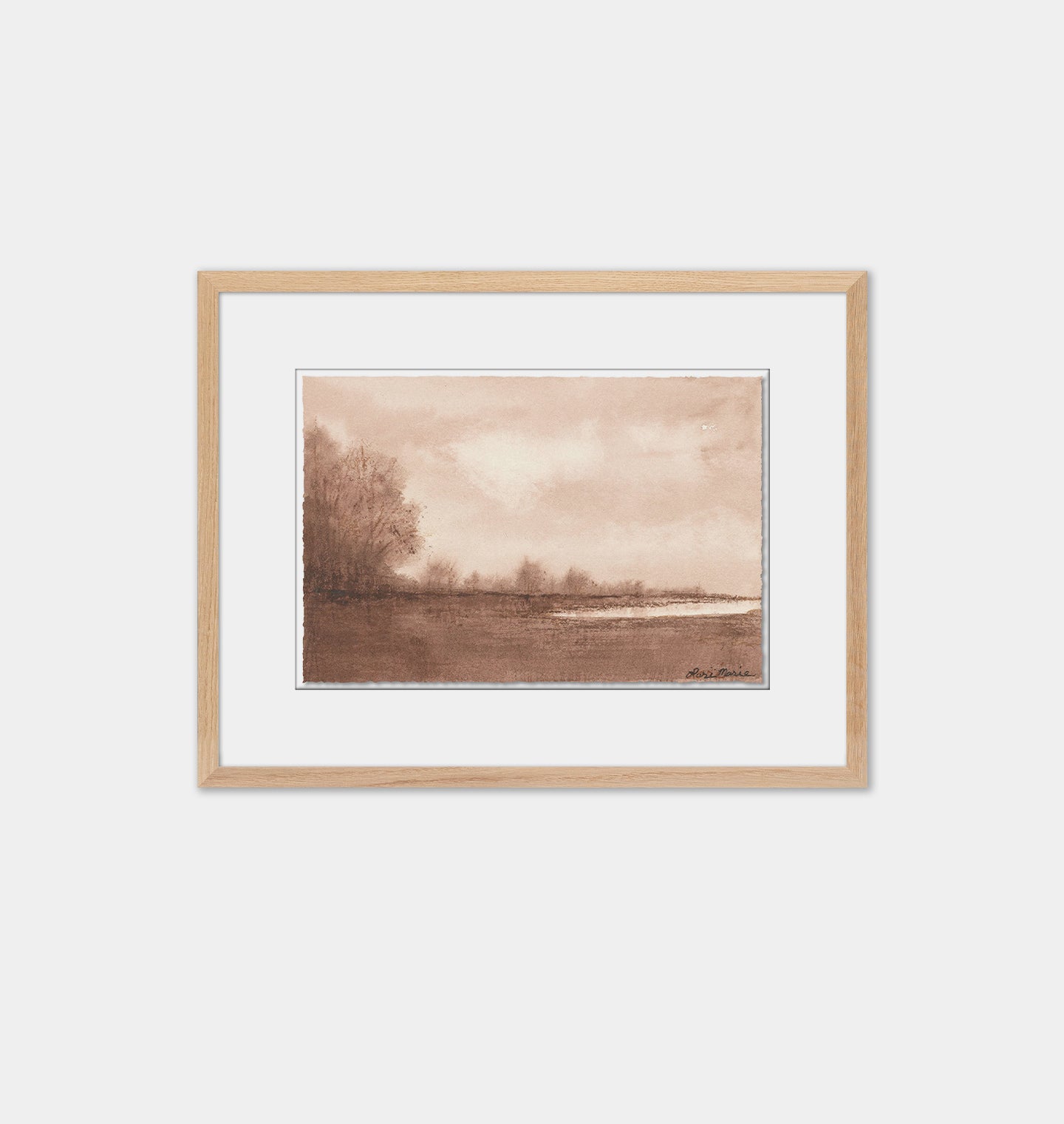 Sepia Skies by Lori Marie Framed Print