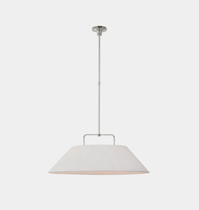 Serrato 33" Hanging Shade Polished Nickel