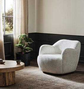 Shia Swivel Chair Bone