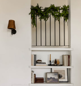 Faux Cedar & Pinecone Garland