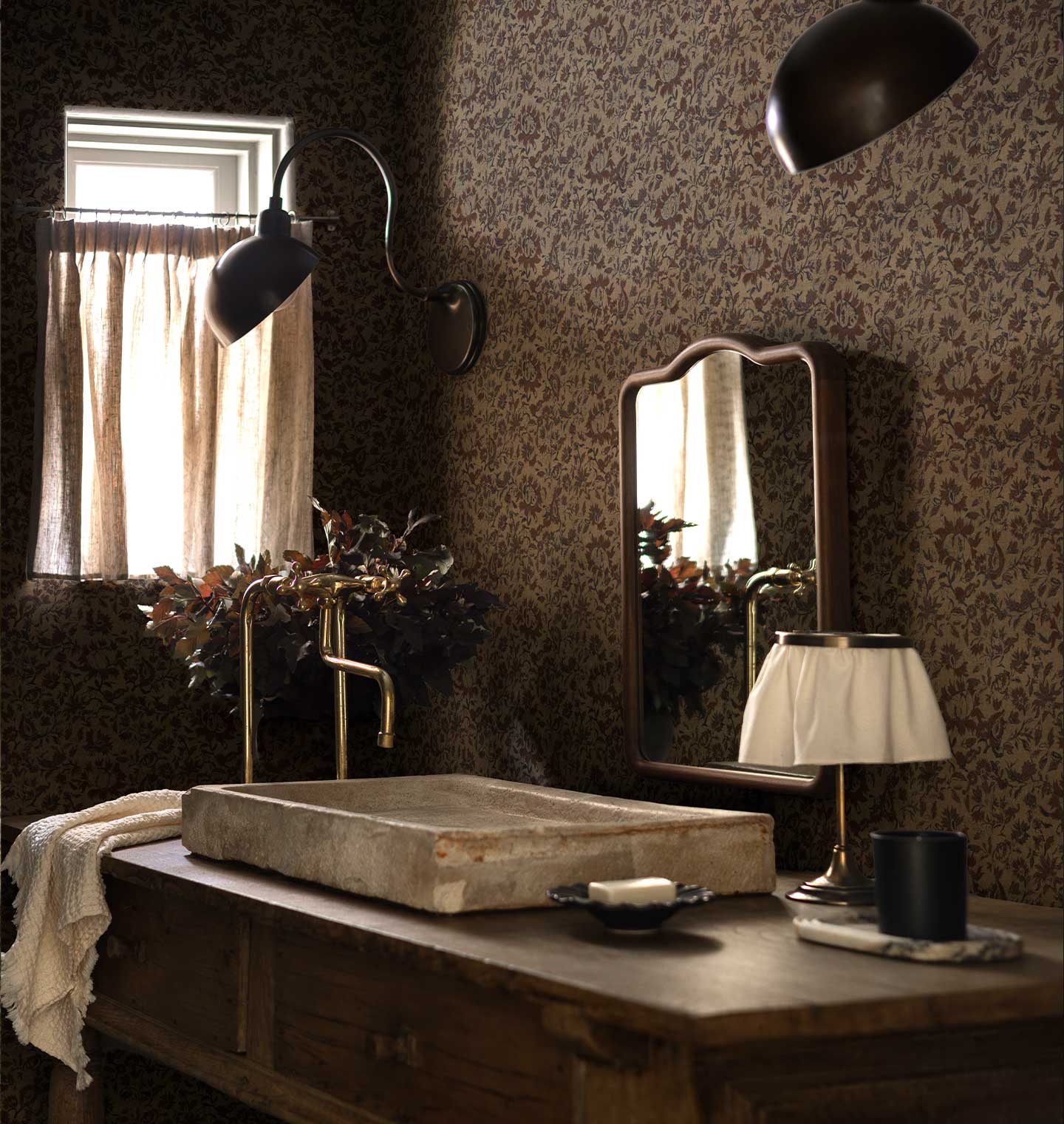 Amber Interiors Raffi Grasscloth Wallpaper - Thumbnail 2