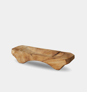Silla Bowl Burnt Reclaimed Wood