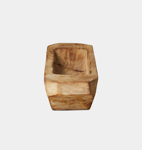 Silla Bowl Burnt Reclaimed Wood