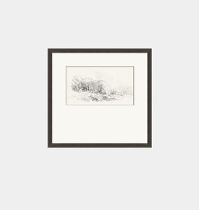 Sketchbook Landscape Memories 1 Framed Print 21" x 20"