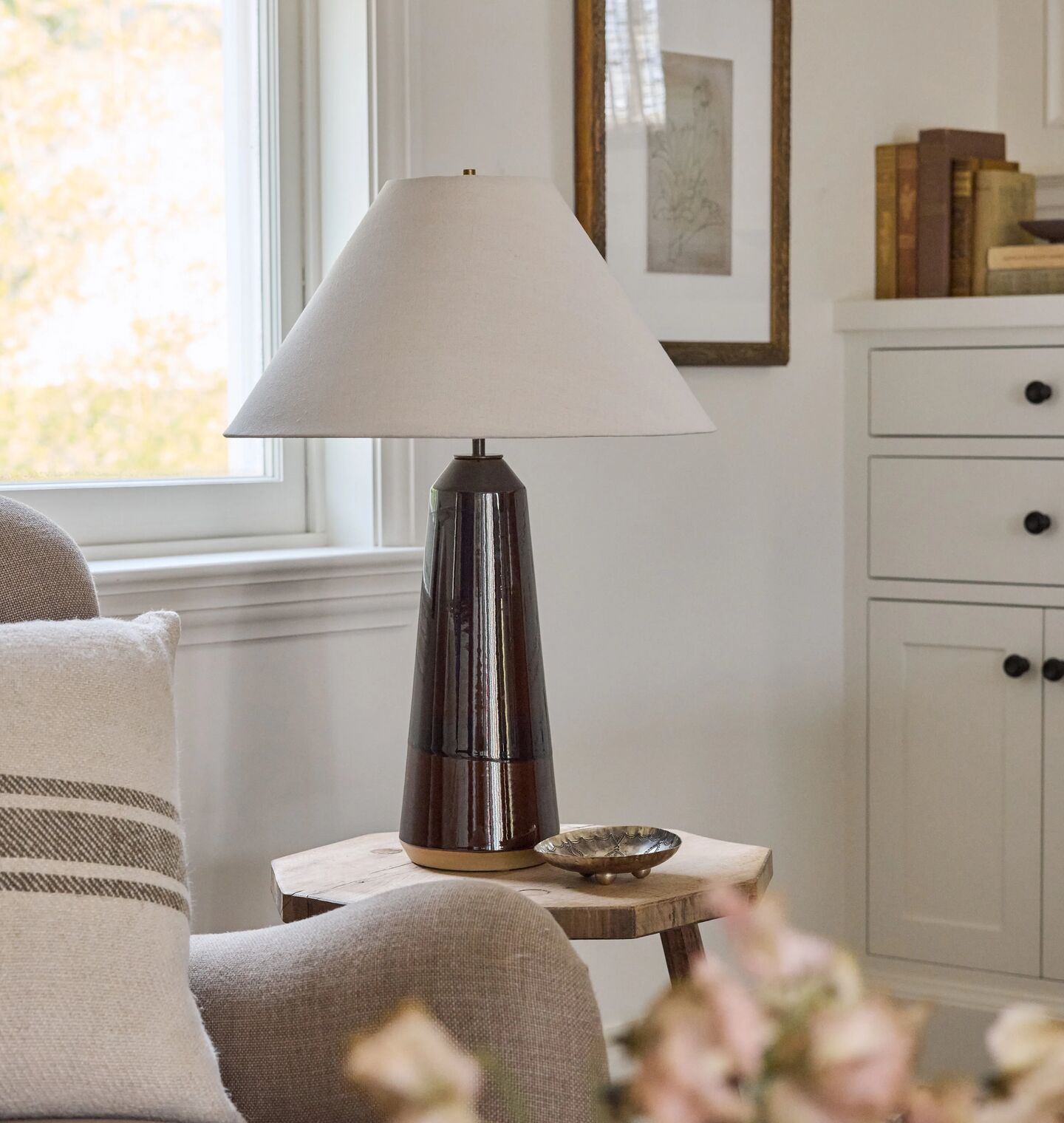 Victoria Morris Column Table Lamp - Thumbnail 4