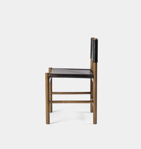 Suzanne Dining Chair Charcoal Natural