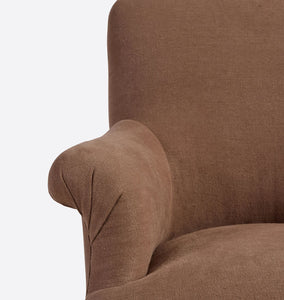 Vintage Rounded Back Armchairs S/2