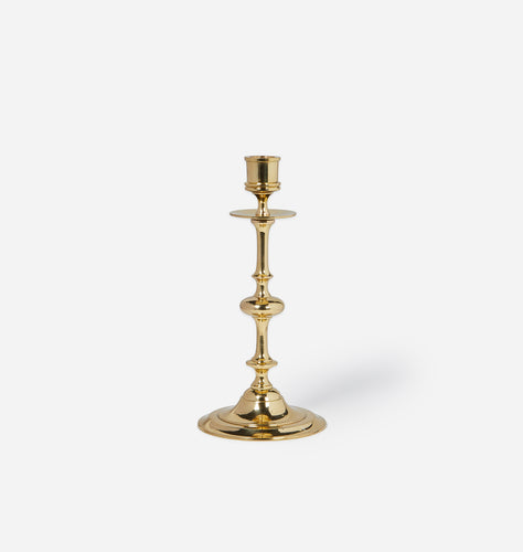 Oma Brass Taper Candlestick Holder