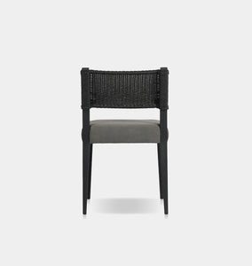 Talia Outdoor Dining Chair Charcoal