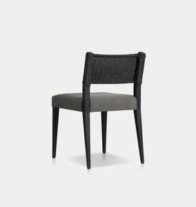 Talia Outdoor Dining Chair Charcoal