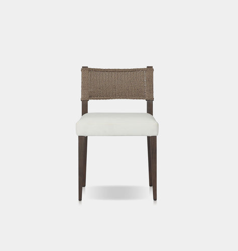 Talia Outdoor Dining Chair White