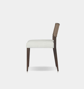 Talia Outdoor Dining Chair White