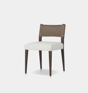 Talia Outdoor Dining Chair White