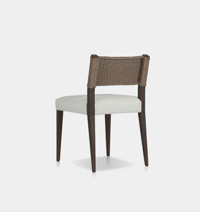 Talia Outdoor Dining Chair White