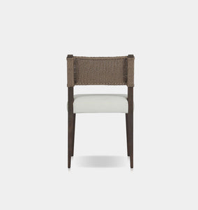 Talia Outdoor Dining Chair White