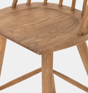 Ted Counter Stationary Stool Sandy Oak