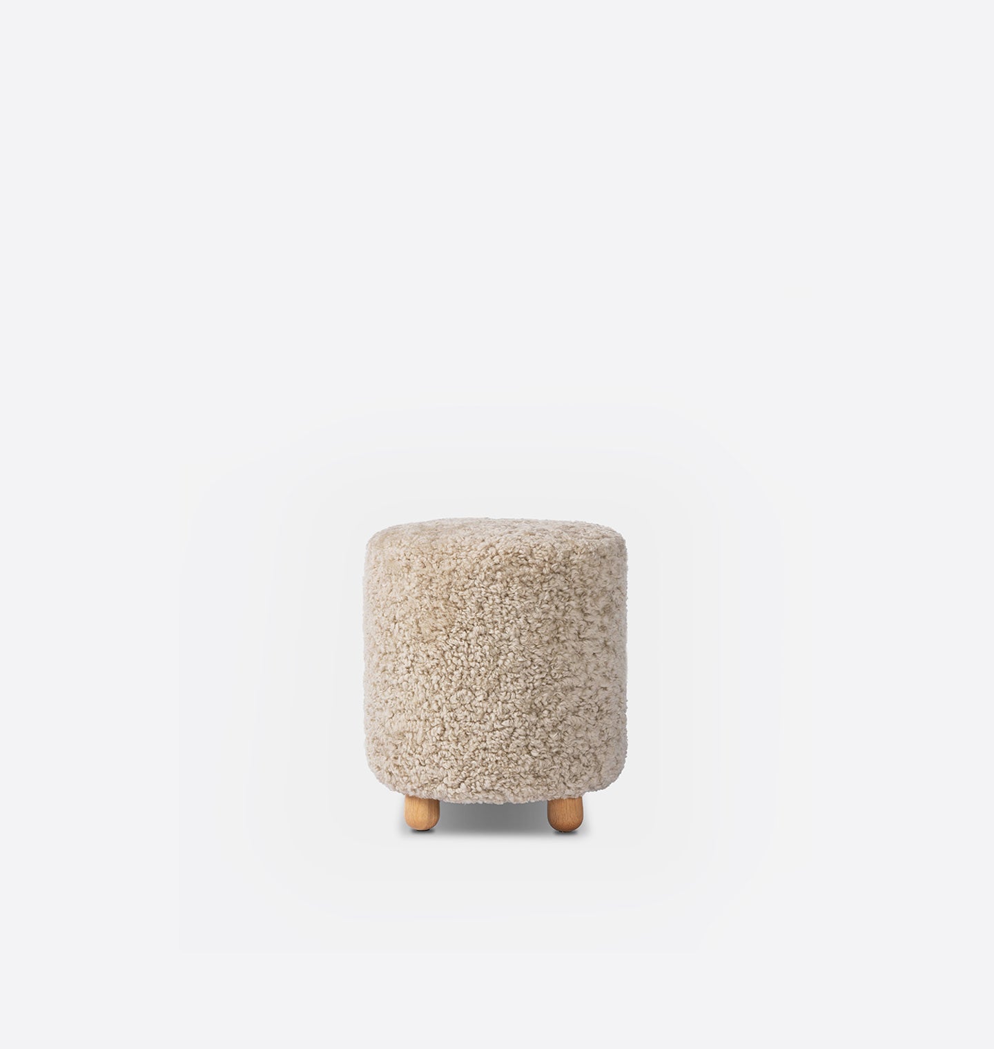 Tocho Shearling Footed Stool
