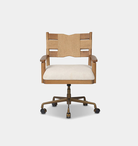 Tova Desk Chair Natural Paper Cord