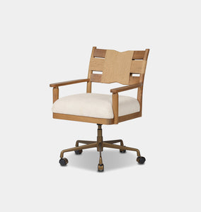 Tova Desk Chair Natural Paper Cord