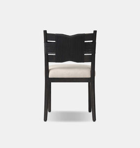 Tova Dining Chair Distressed Black