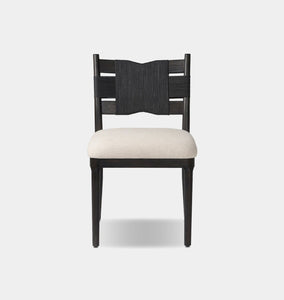 Tova Dining Chair Distressed Black