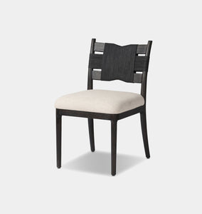 Tova Dining Chair Distressed Black